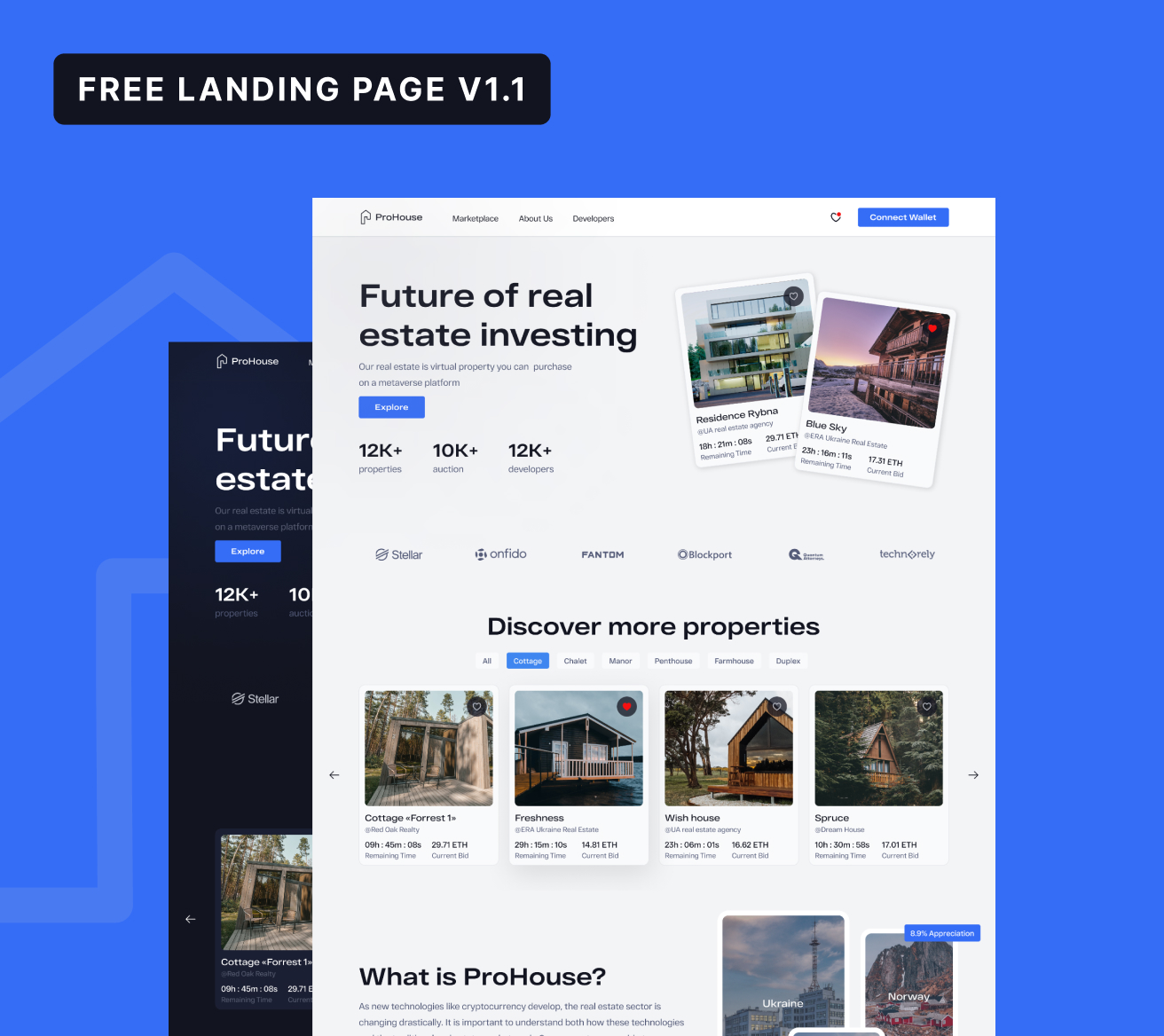 ProHouse - Estate investing (Free landing page)