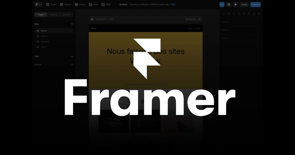 Framer — це не просто дизайн, це готовий до запуску веб-сайт